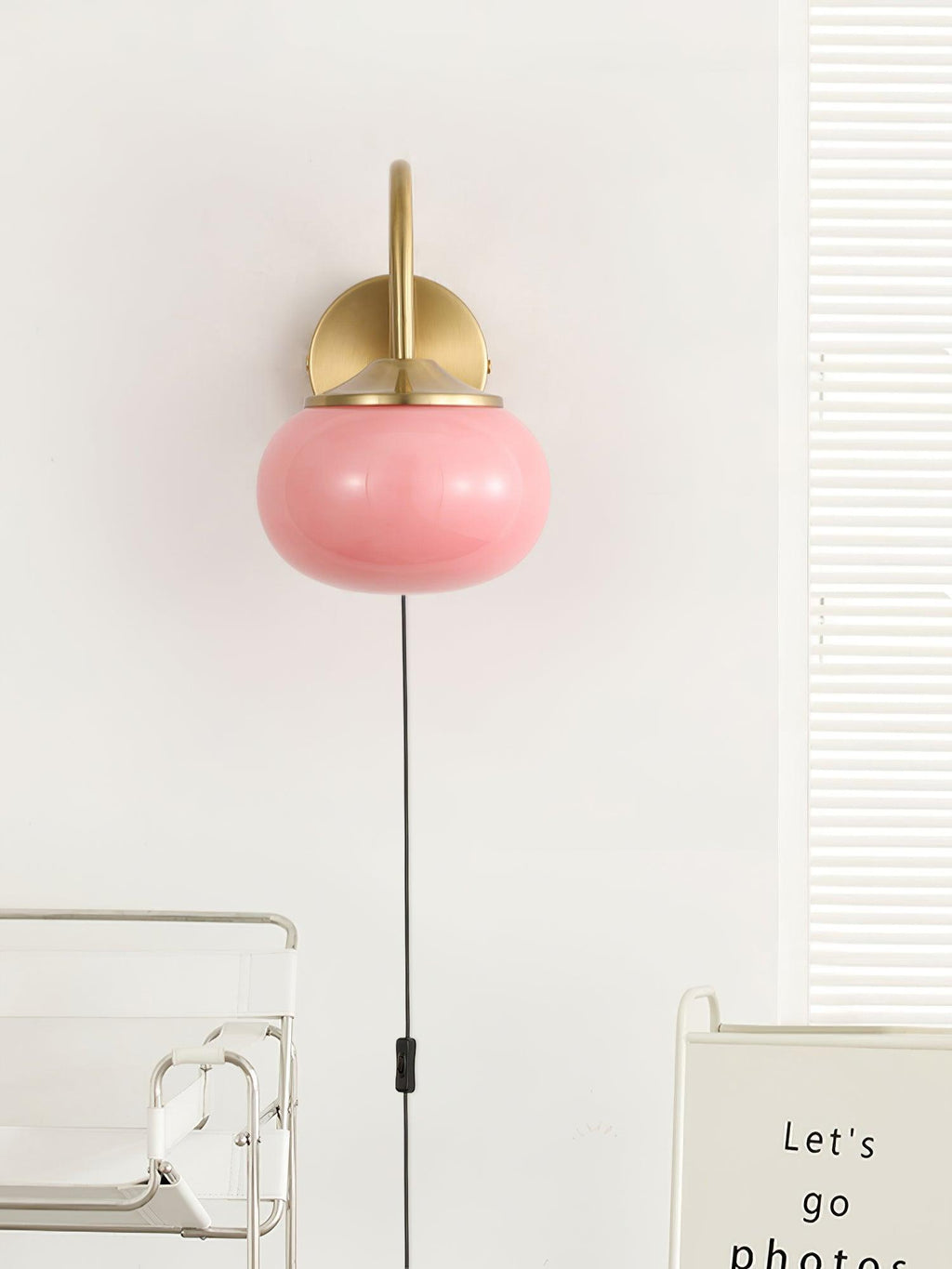 Dutiful Premium Nordic Art Plug-in Glass Sconce Wall Lamp - Neutralighting