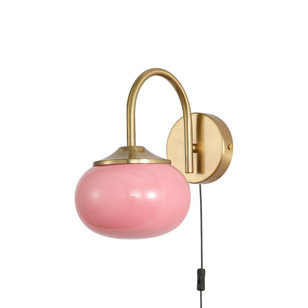 Dutiful Premium Nordic Art Plug-in Glass Sconce Wall Lamp - Neutralighting
