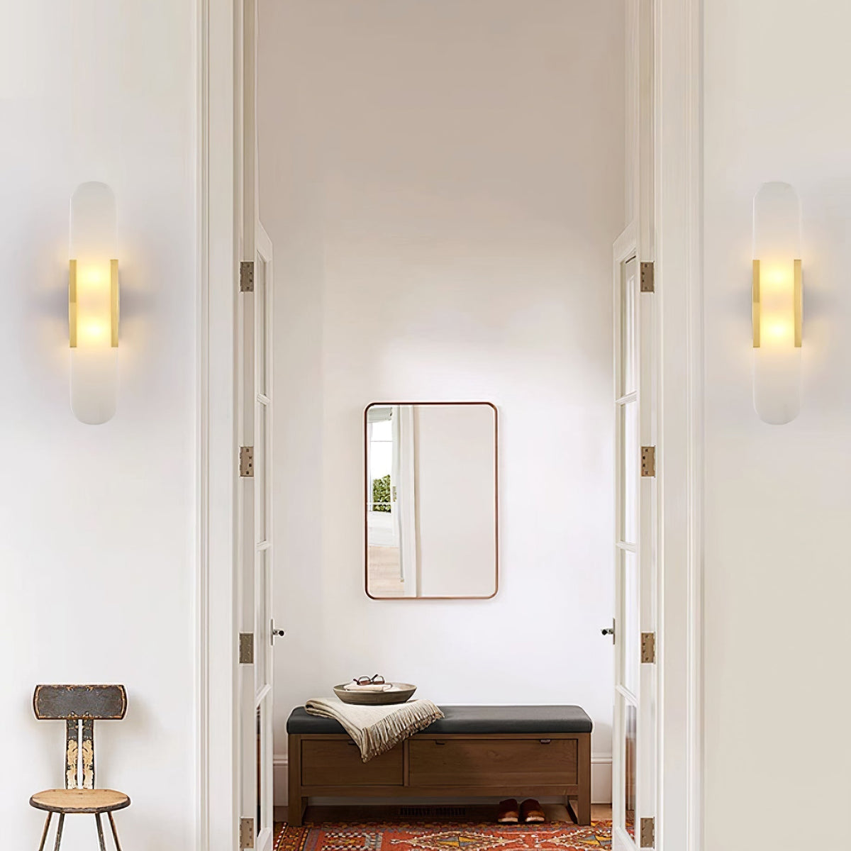 Veo Applique Murale en Albâtre de Luxe - Neutralighting