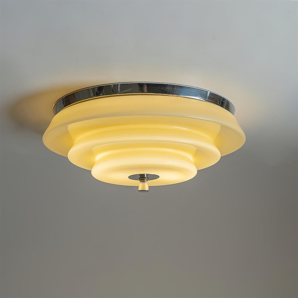 Mellow Plafonnier Forme Ondulée à Couches - Neutralighting
