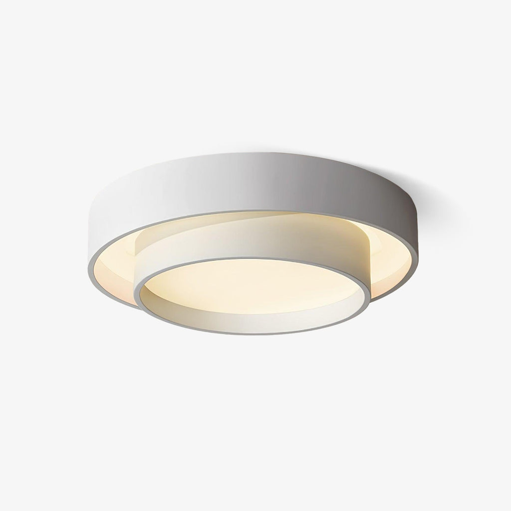 Orina Plafonnier design cylindrique à double anneau - Neutralighting