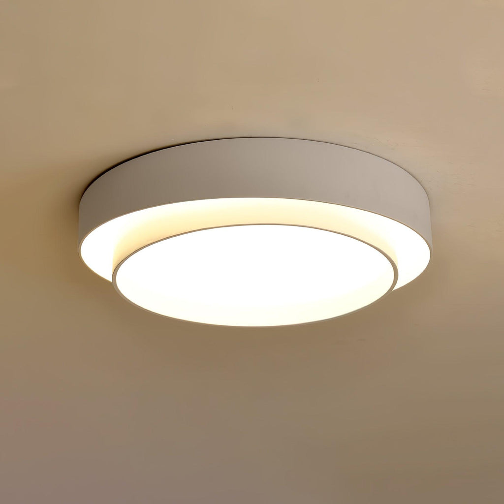 Orina Plafonnier design cylindrique à double anneau - Neutralighting