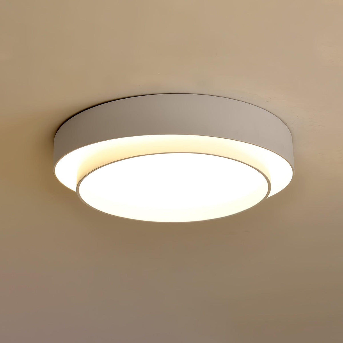 Orina Plafonnier design cylindrique à double anneau - Neutralighting