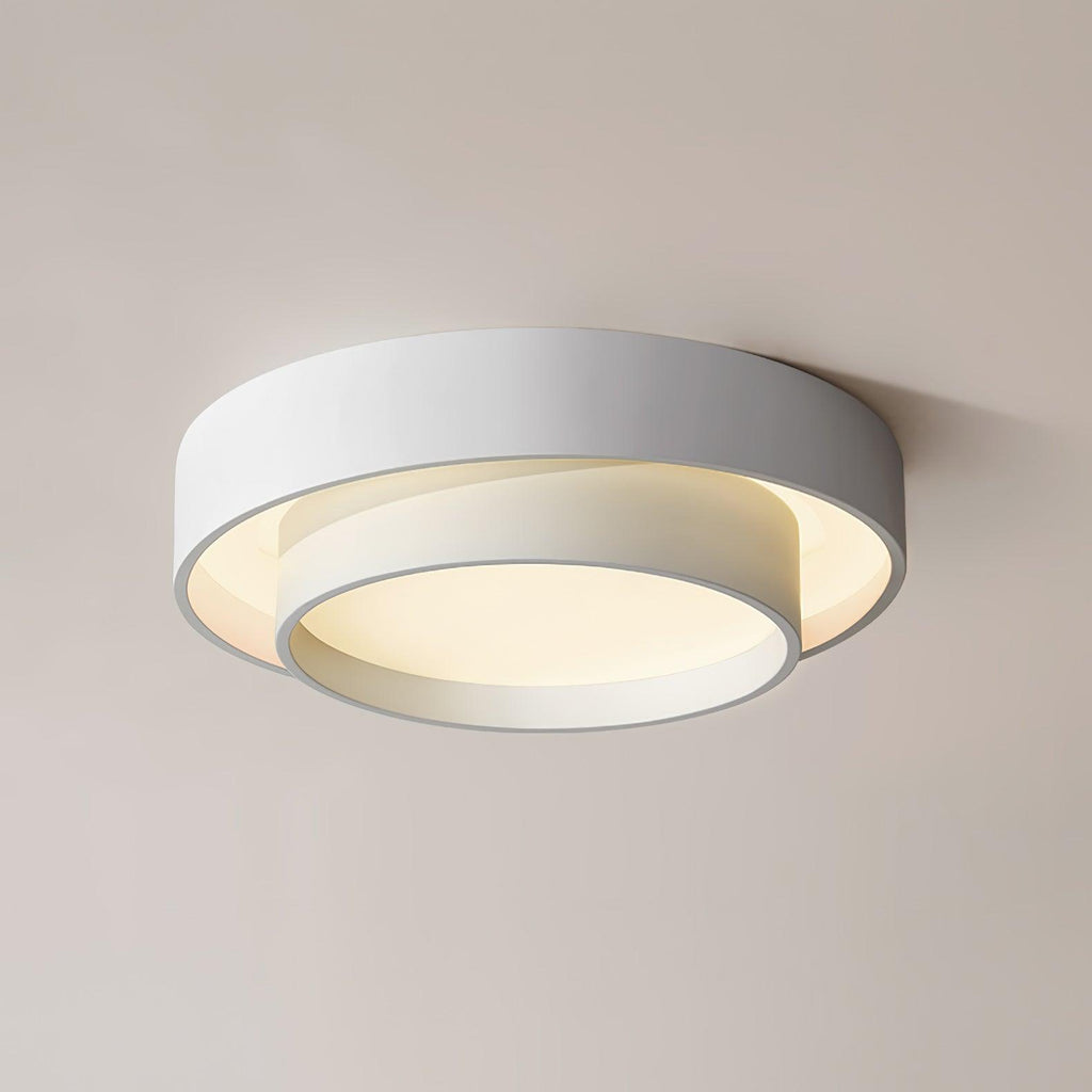 Orina Plafonnier design cylindrique à double anneau - Neutralighting