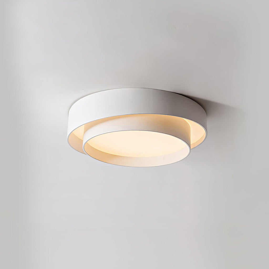 Orina Plafonnier design cylindrique à double anneau - Neutralighting
