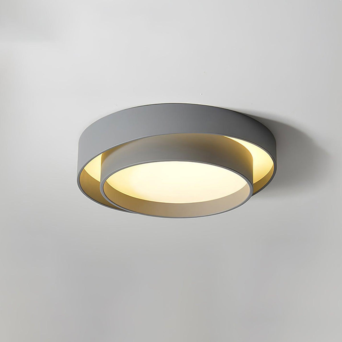 Orina Plafonnier design cylindrique à double anneau - Neutralighting