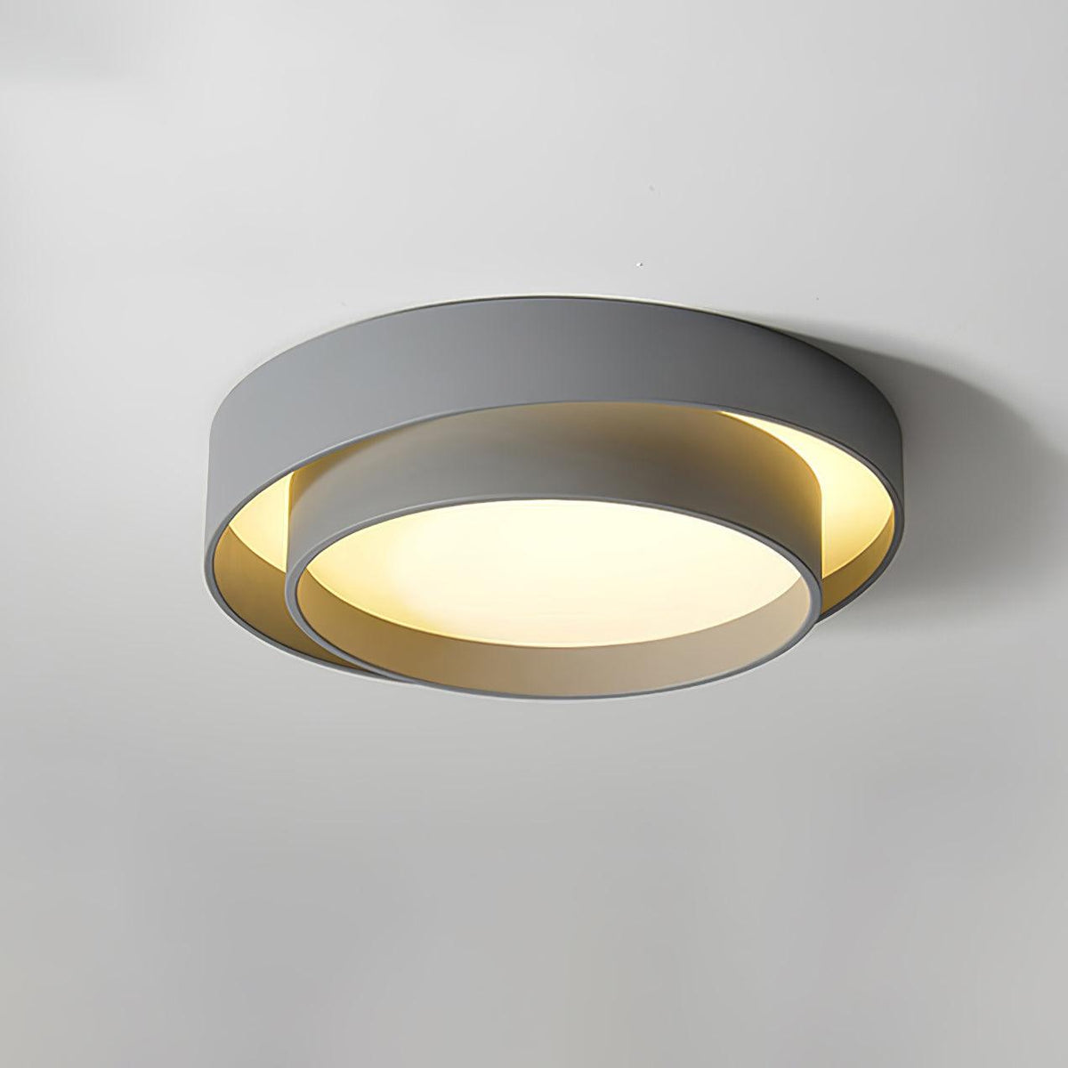 Orina Plafonnier design cylindrique à double anneau - Neutralighting