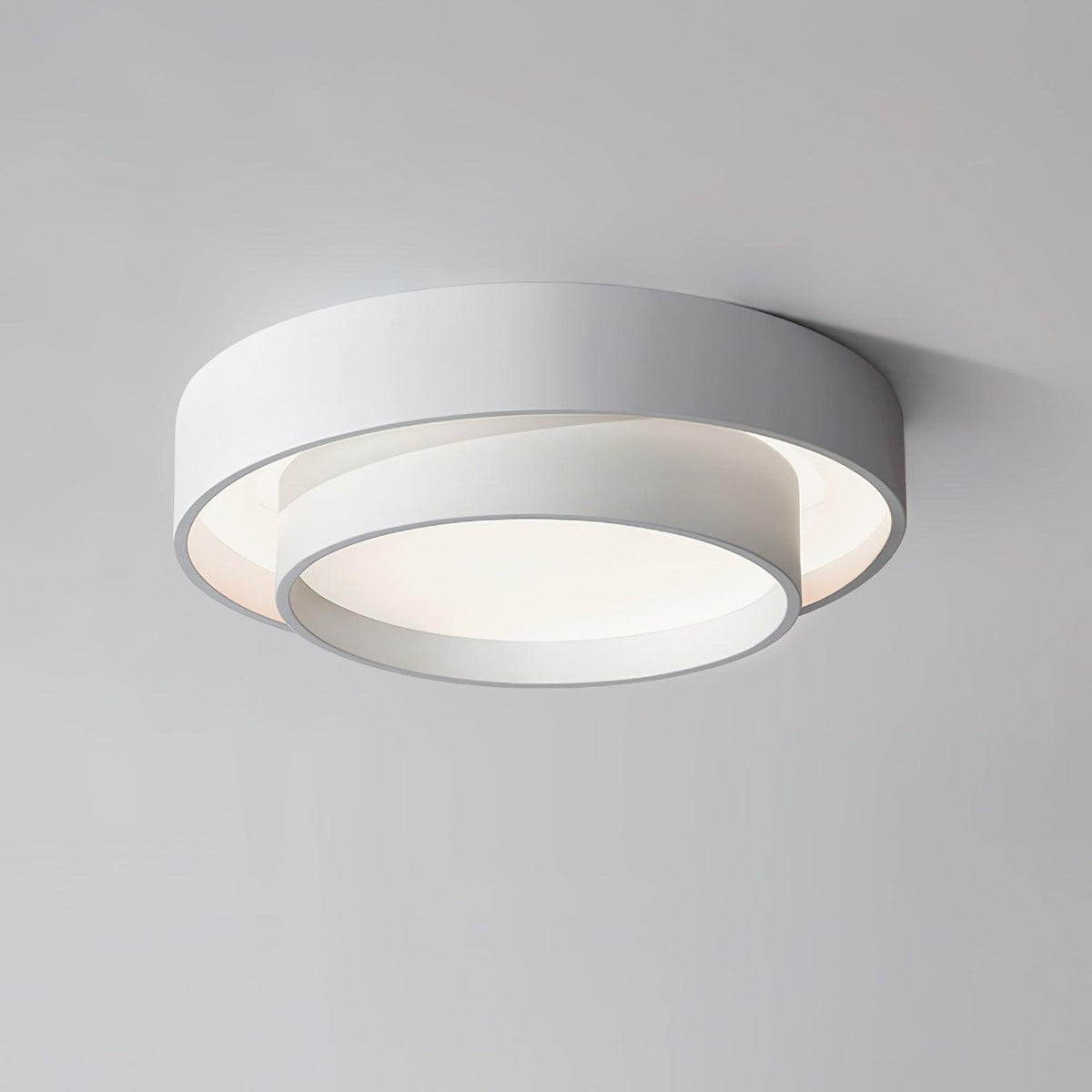 Orina Plafonnier design cylindrique à double anneau - Neutralighting