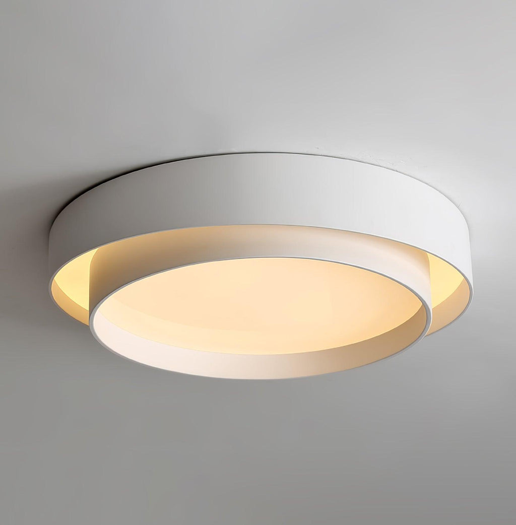 Orina Plafonnier design cylindrique à double anneau - Neutralighting