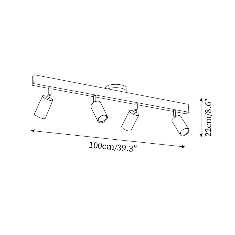 Veril Plafonnier Spot Bois - Neutralighting