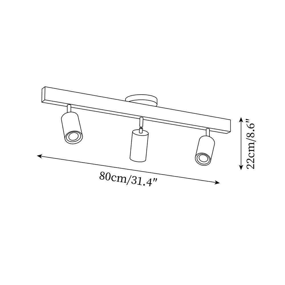 Veril Plafonnier Spot Bois - Neutralighting
