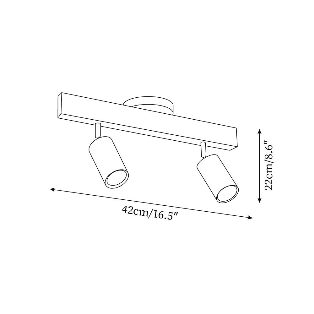 Veril Plafonnier Spot Bois - Neutralighting