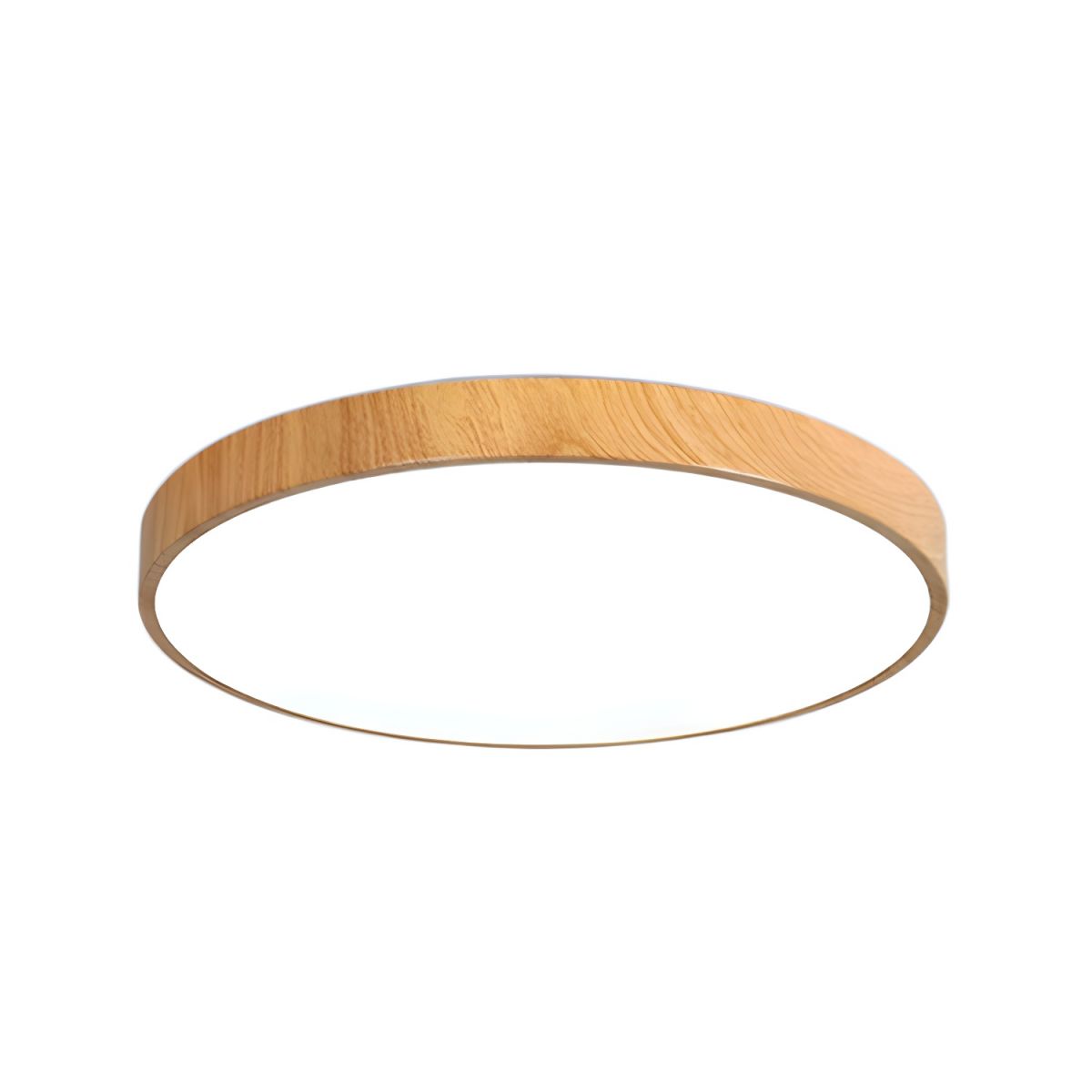 Eliriel Lampe Plafonnier Ronde Minimaliste en Bois - Neutralighting