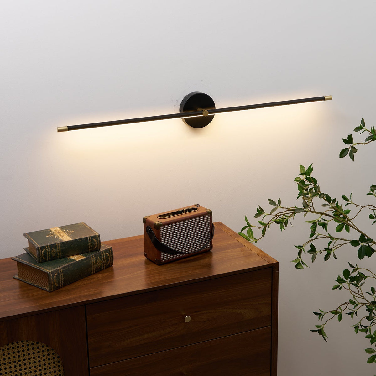 Applique Murale Minimaliste Linéaire Tige Double Accent Moderne Style - Neutralighting