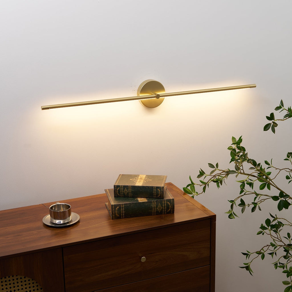 Applique Murale Minimaliste Linéaire Tige Double Accent Moderne Style - Neutralighting