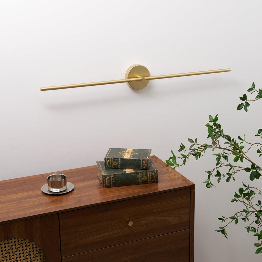Applique Murale Minimaliste Linéaire Tige Double Accent Moderne Style - Neutralighting