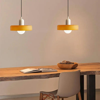Lampe Suspendue en Verre Coloré - Maison Lumina