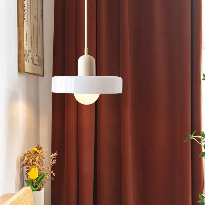 Lampe Suspendue en Verre Coloré - Maison Lumina