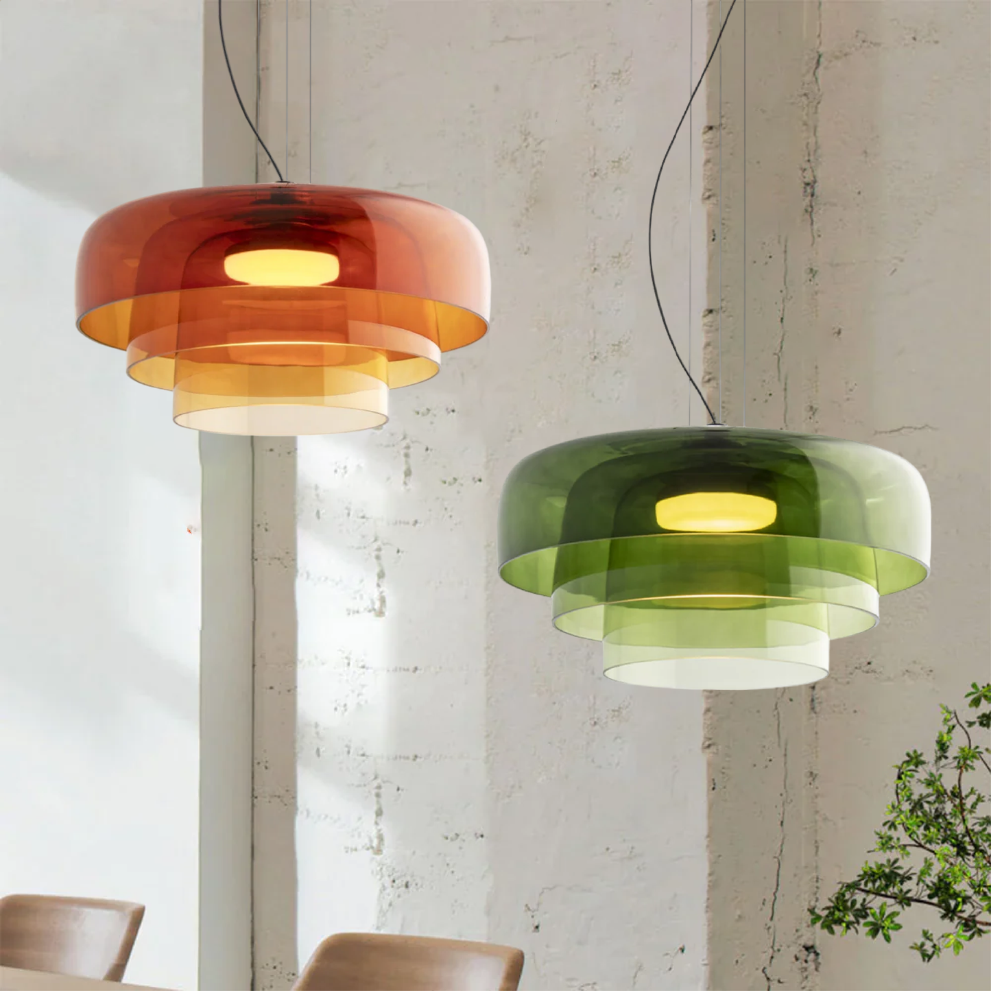 Suspension Luminaire en Verre
