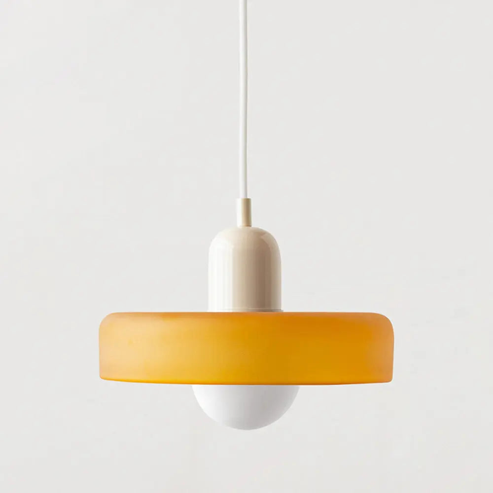 Lampe Suspendue en Verre Coloré - Maison Lumina