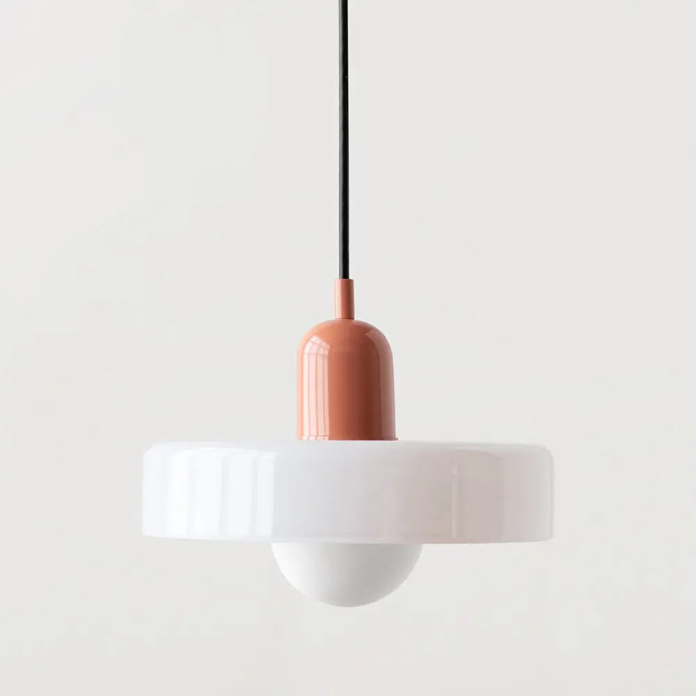 Lampe Suspendue en Verre Coloré - Maison Lumina