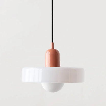 Lampe Suspendue en Verre Coloré - Maison Lumina
