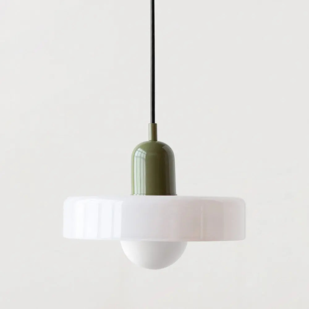 Lampe Suspendue en Verre Coloré - Maison Lumina