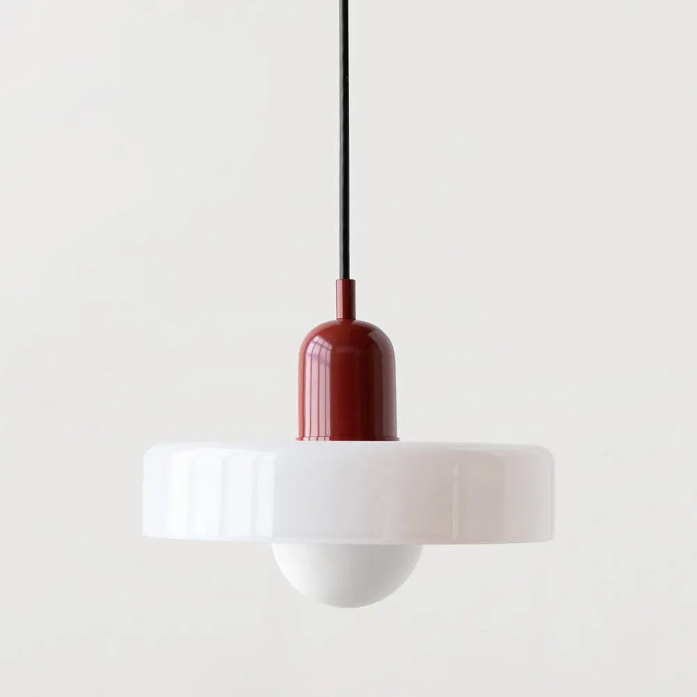 Lampe Suspendue en Verre Coloré - Maison Lumina