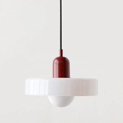 Lampe Suspendue en Verre Coloré - Maison Lumina