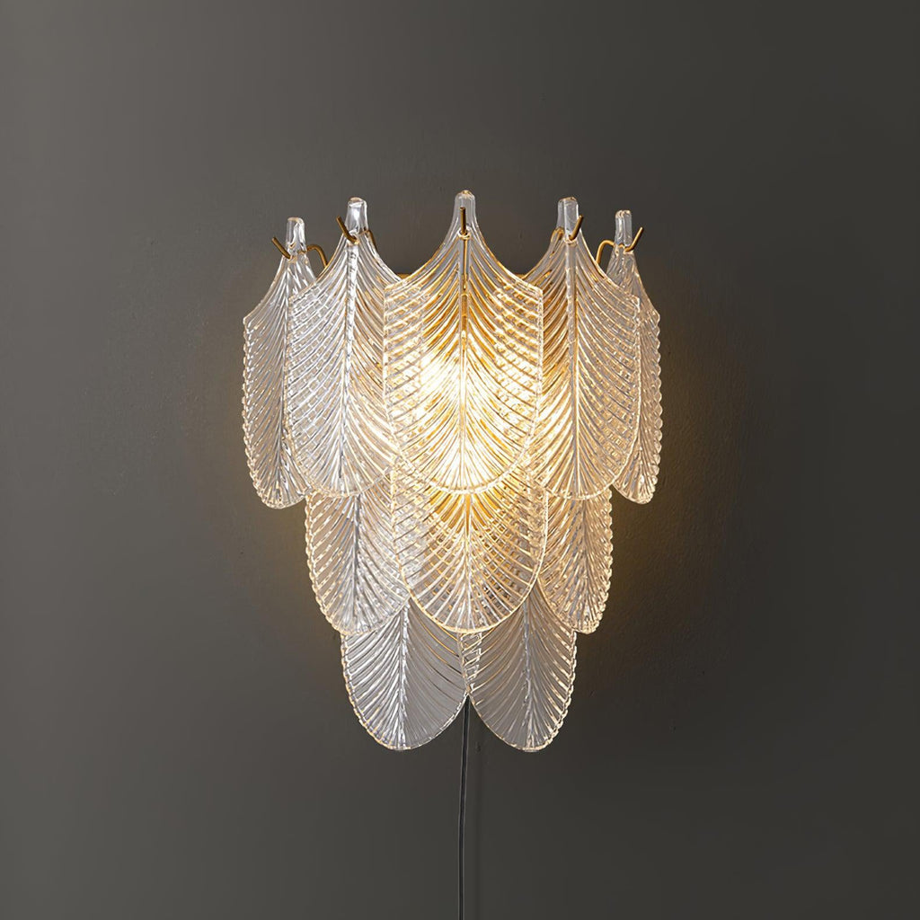 Lustra Wall Sconce Brass Murano Glass - Neutralighting