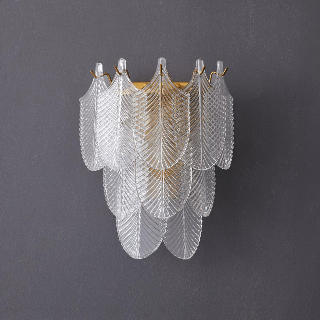 Lustra Wall Sconce Brass Murano Glass - Neutralighting