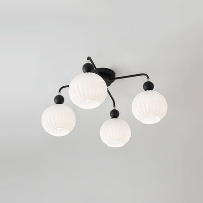 Plafonnier Scandinave à Boules - Maison Lumina