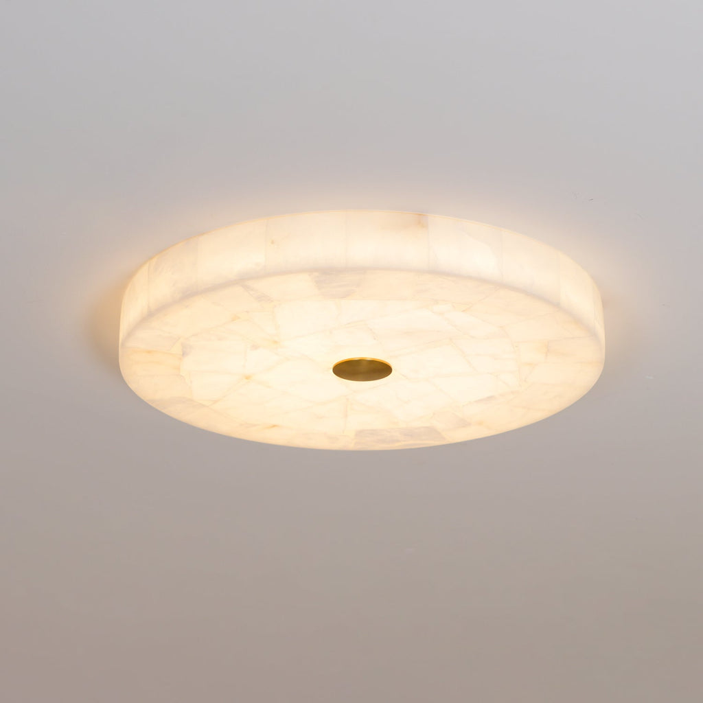 Delya Plafonnier Albâtre LED Rond - Neutralighting