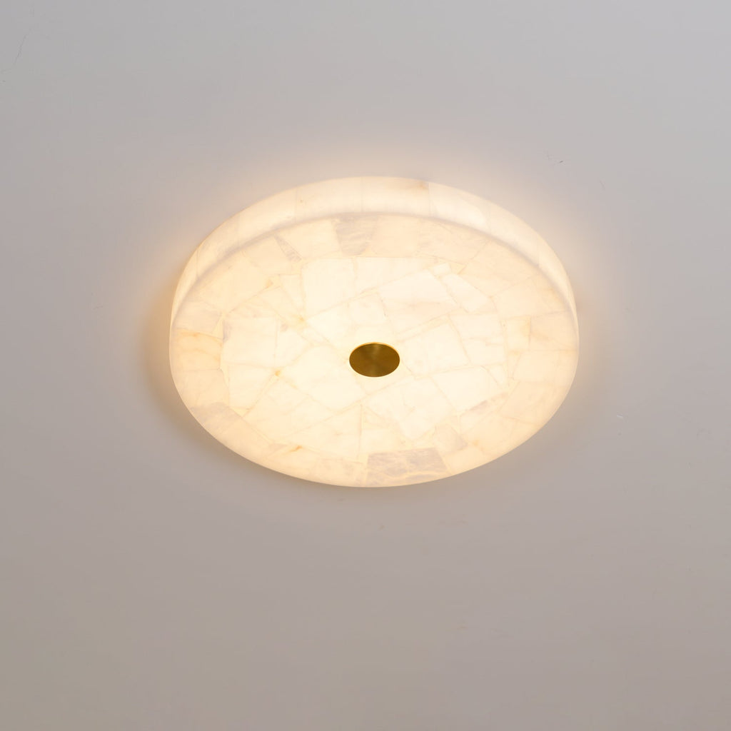Delya Plafonnier Albâtre LED Rond - Neutralighting