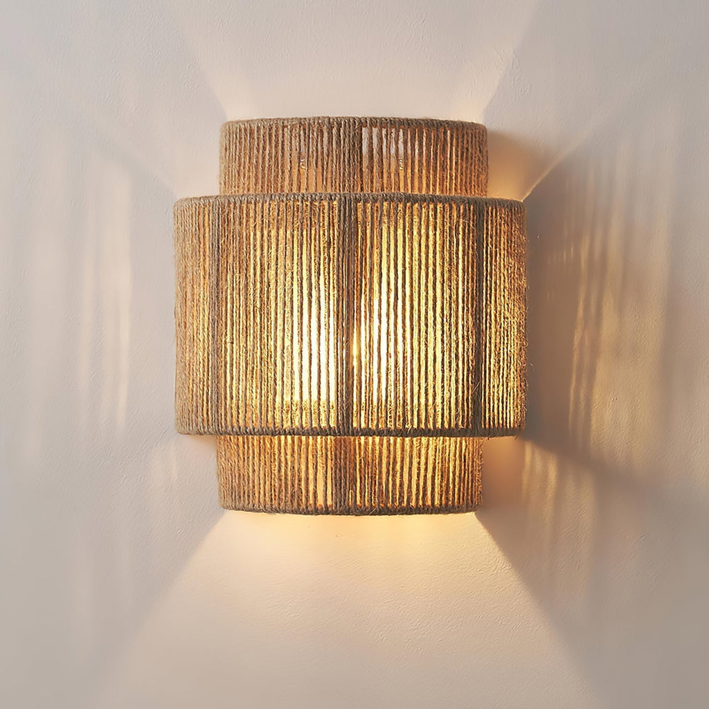 Lustra Applique Murale Tressé Rustique - Neutralighting
