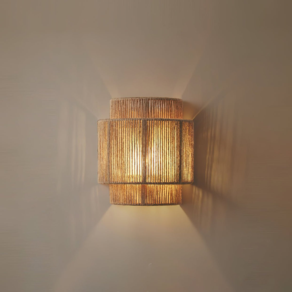 Lustra Applique Murale Tressé Rustique - Neutralighting