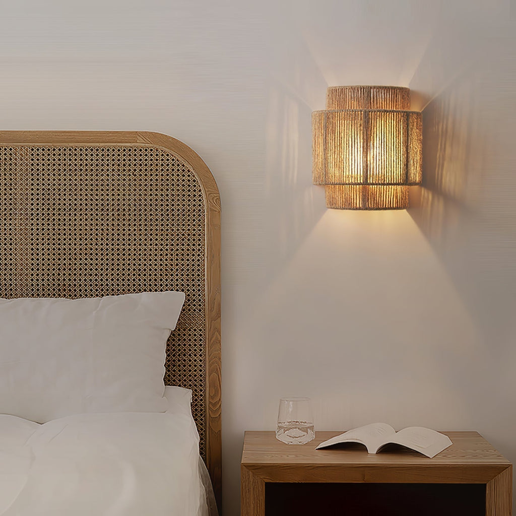 Lustra Applique Murale Tressé Rustique - Neutralighting