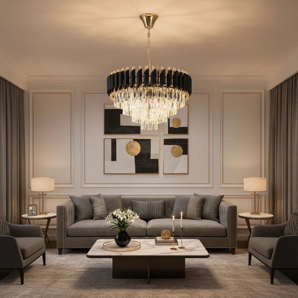 Opéra — Lustre suspendu en cristal