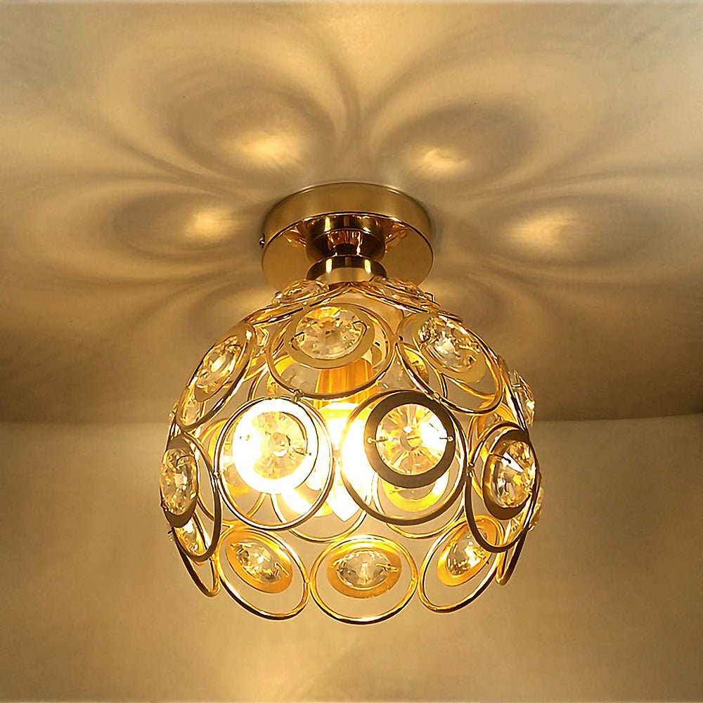 Plafonnier Boule Crystal - Maison Lumina