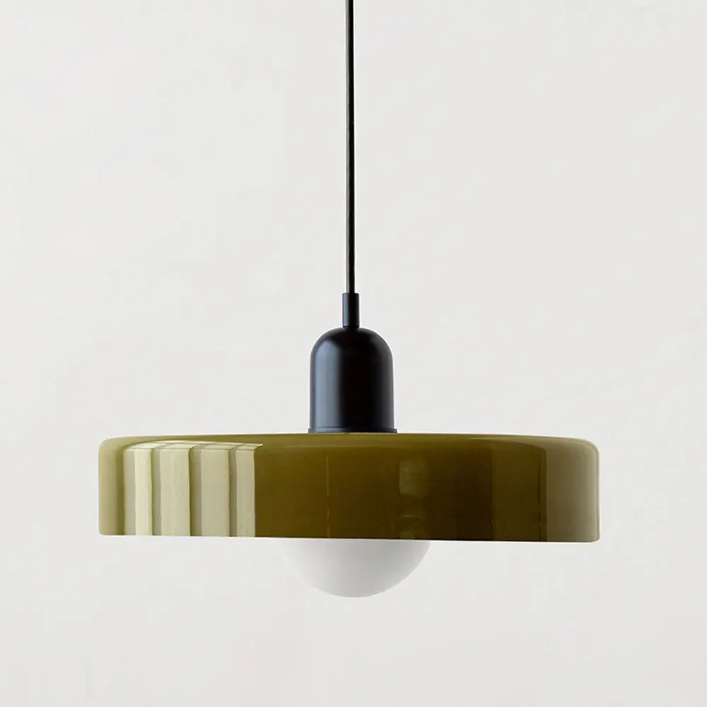 Lampe Suspendue en Verre Coloré - Maison Lumina