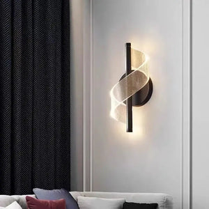 Applique Murale LED En Spirale - Maison Lumina
