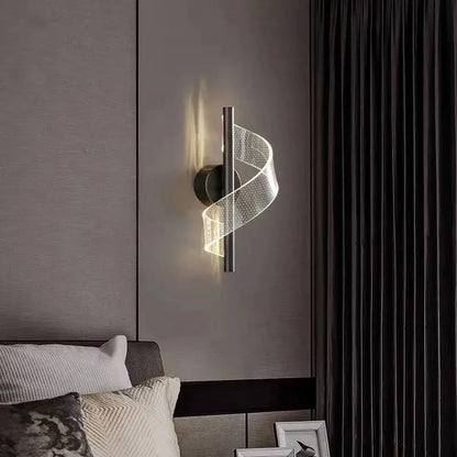 Applique Murale LED En Spirale - Maison Lumina