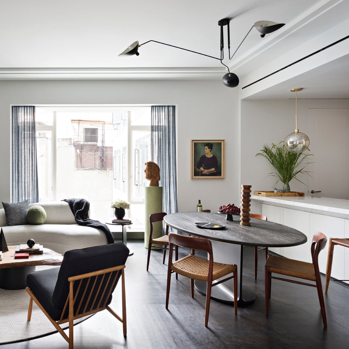 Lustra Plafonnier Trois Bras Minimaliste - Neutralighting