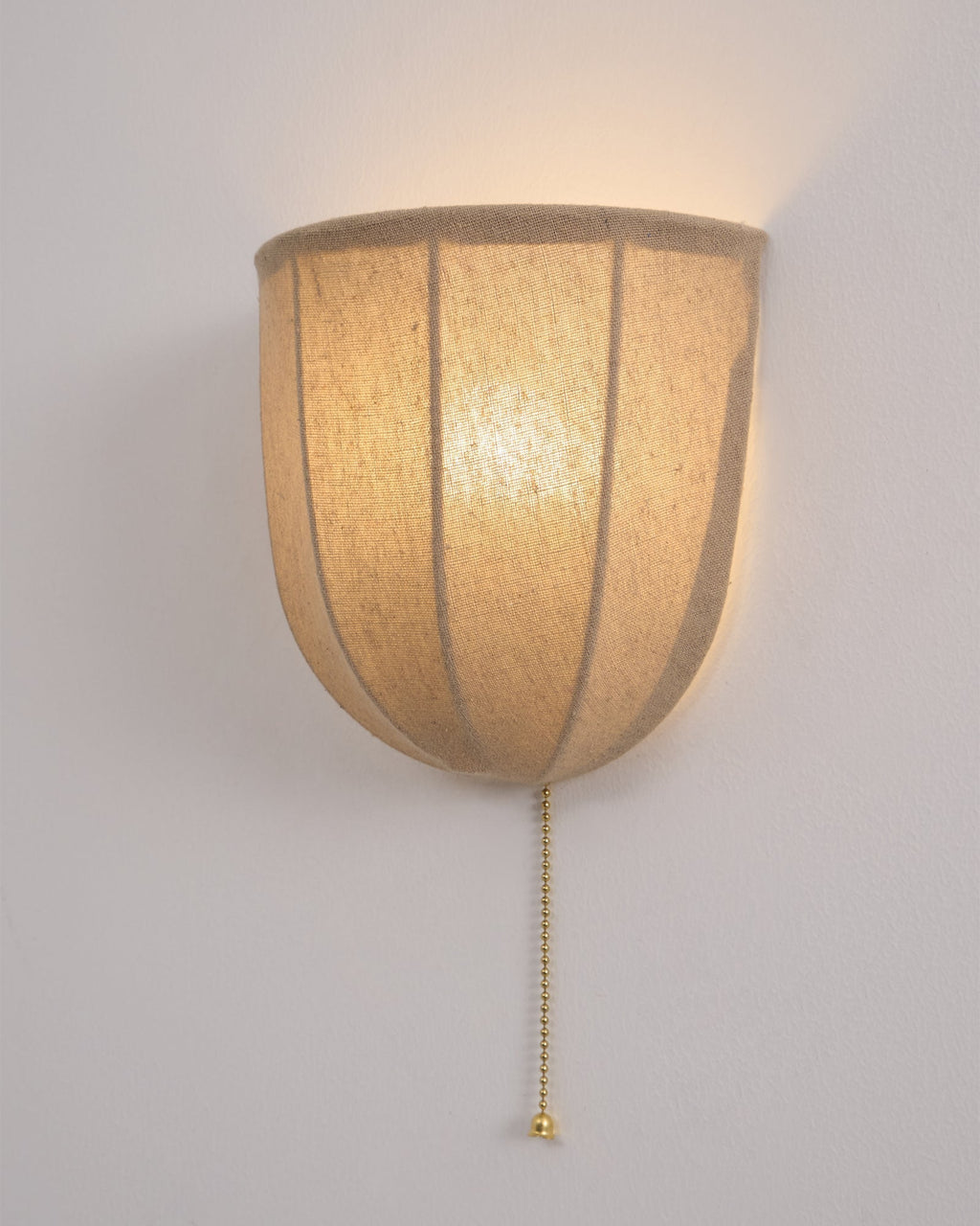 Griswold Applique Murale en Toile de Lin Naturel - Neutralighting