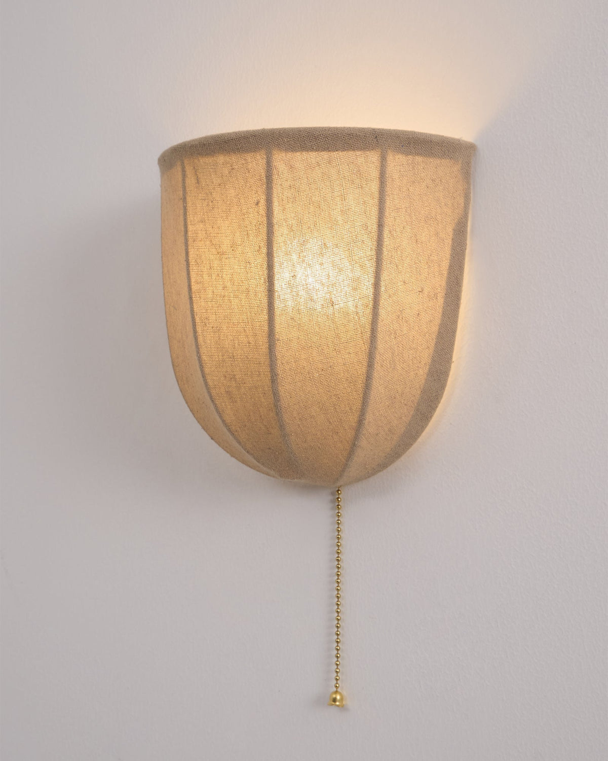 Griswold Applique Murale en Toile de Lin Naturel - Neutralighting