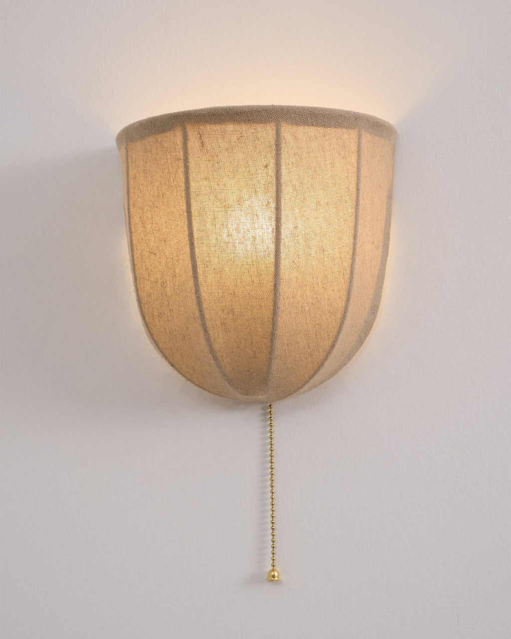 Griswold Applique Murale en Toile de Lin Naturel - Neutralighting