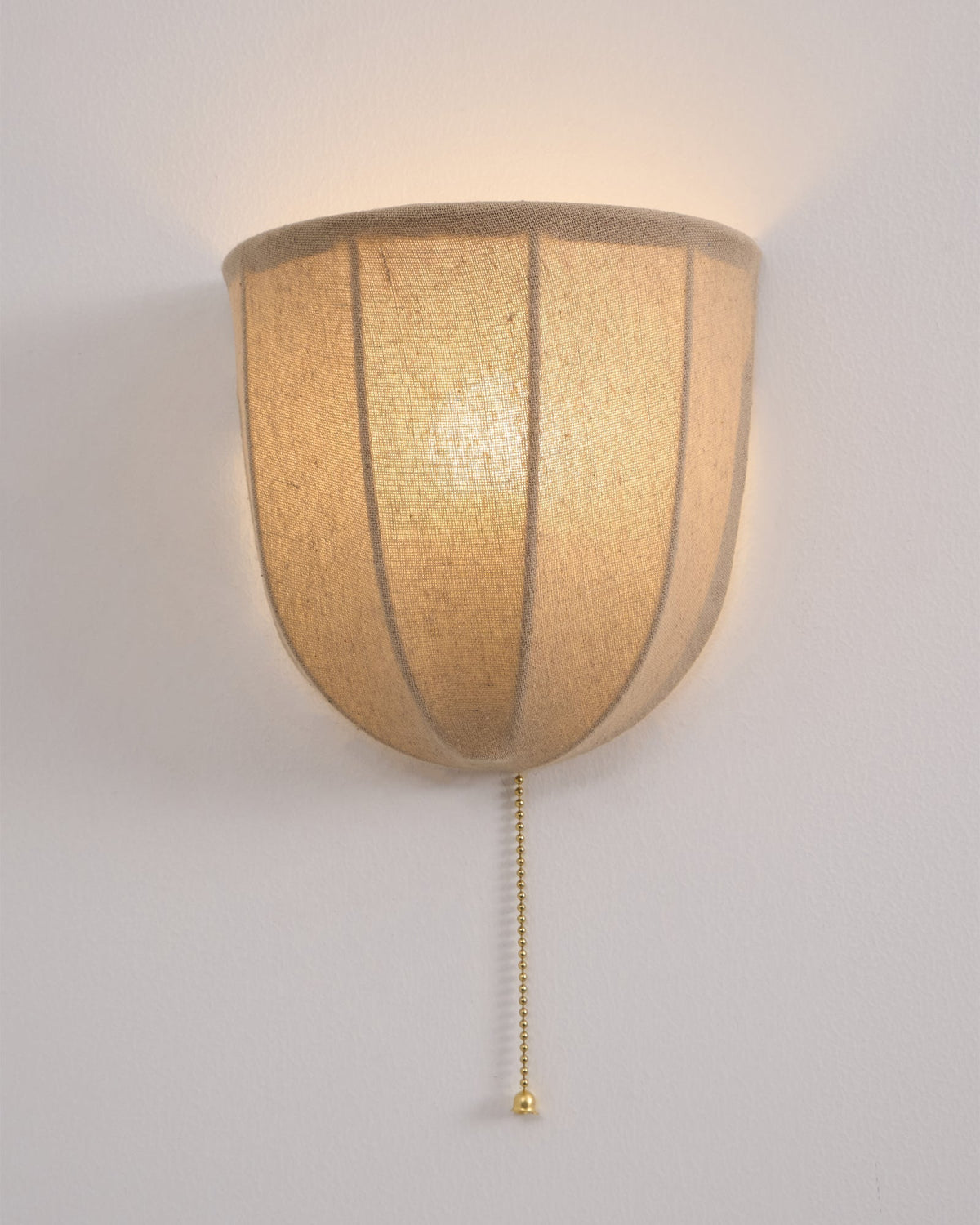 Griswold Applique Murale en Toile de Lin Naturel - Neutralighting