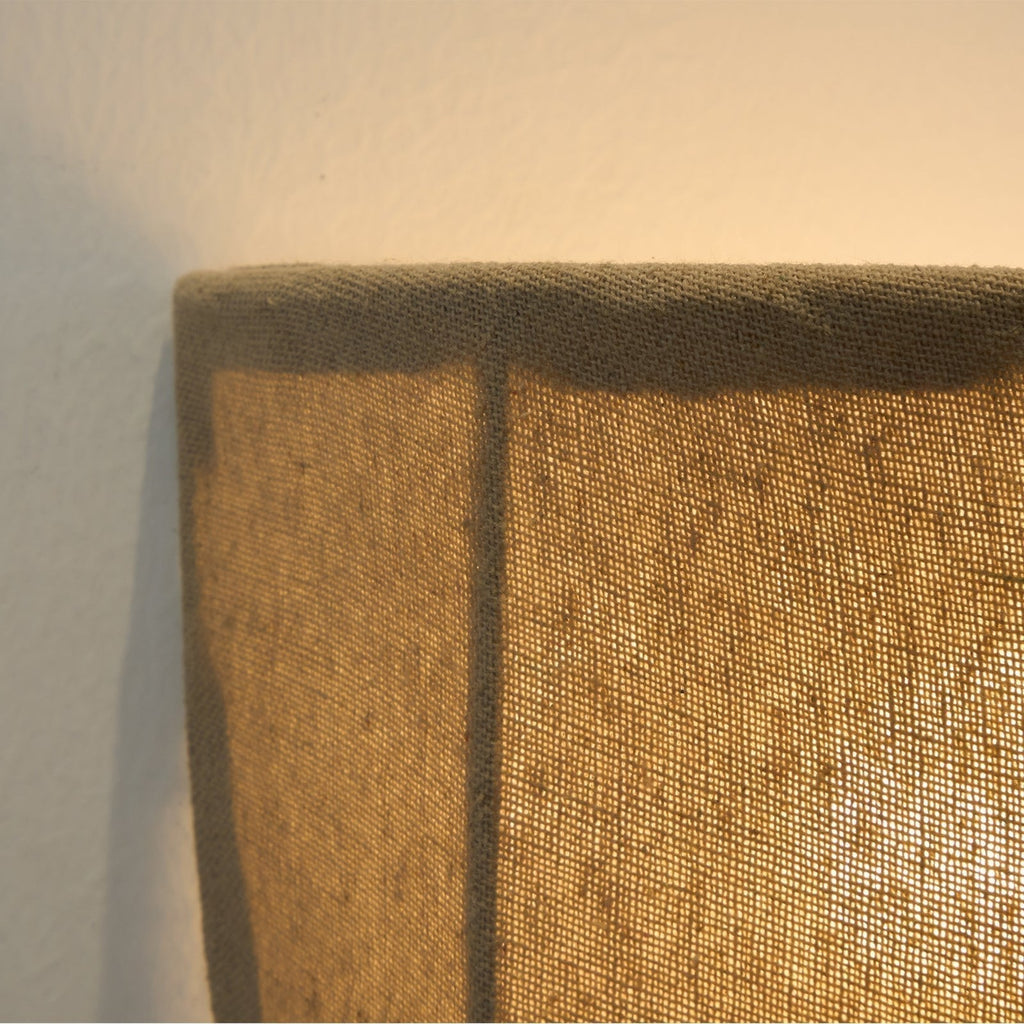 Griswold Applique Murale en Toile de Lin Naturel - Neutralighting