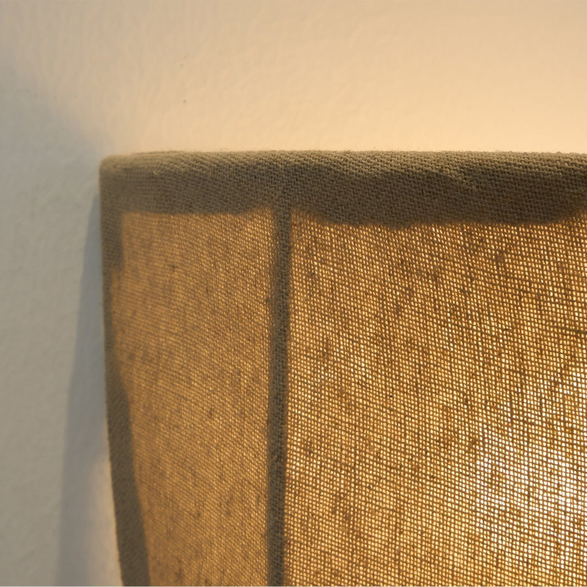 Griswold Applique Murale en Toile de Lin Naturel - Neutralighting