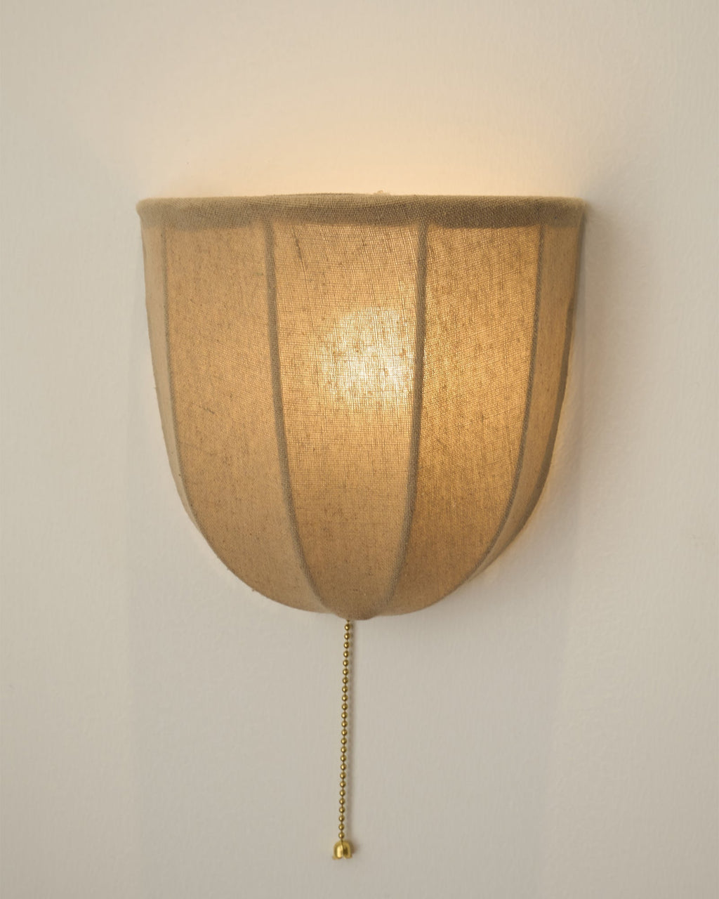 Griswold Applique Murale en Toile de Lin Naturel - Neutralighting